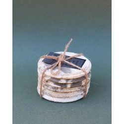6 sous tasses en béton
